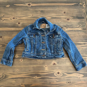 Girls Toddlers Levi Strauss Signature Denim Jean Jacket XS Classic Blue